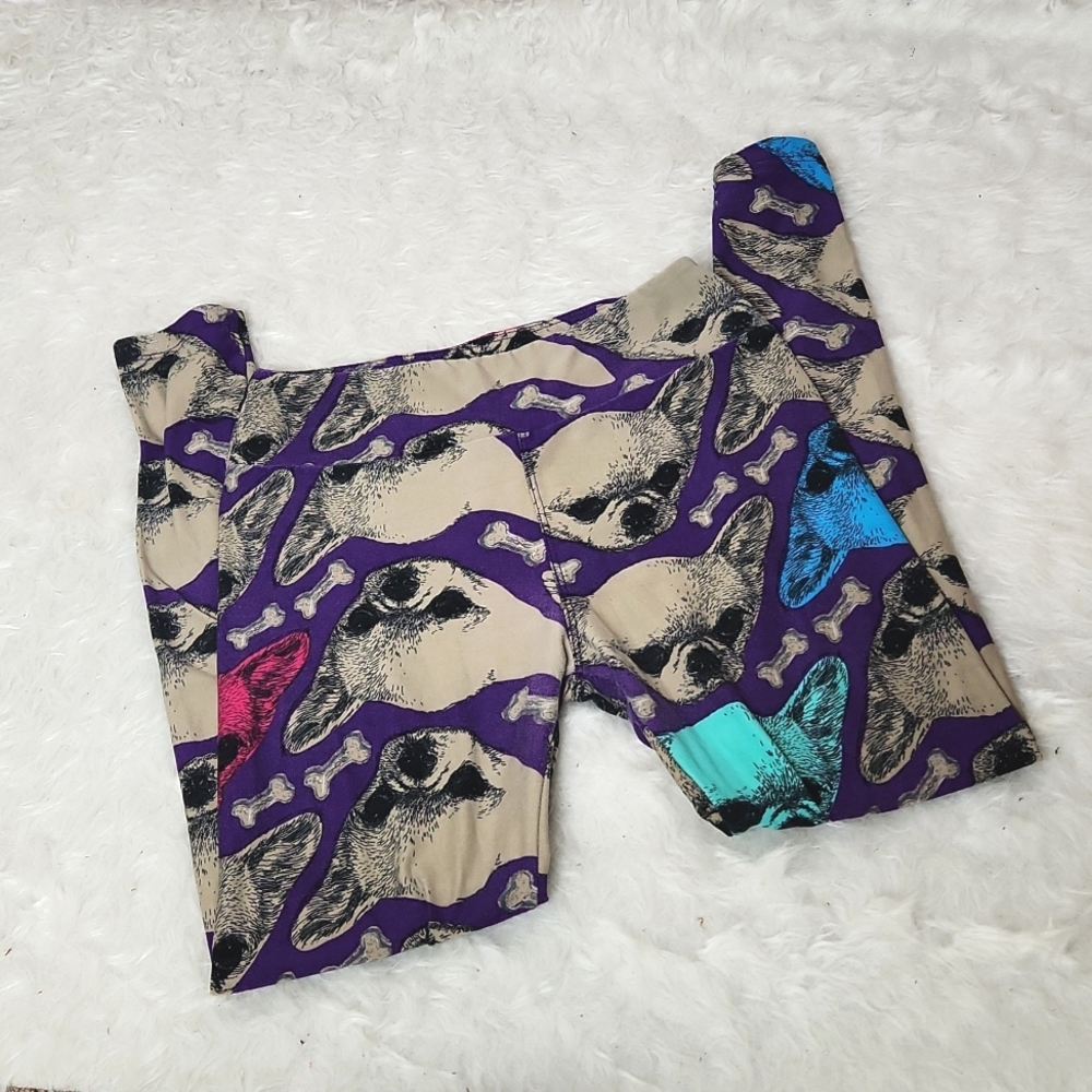 Lularoe chihuahua dog leggings